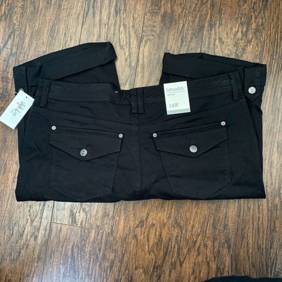 NWT Style & Co. Plus Mid-Rise Convertible Skimmers - Picture 2 of 3